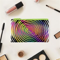 Rainbowwaves Cosmetic Bag (xs) by Sparkle