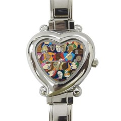 Wowriveter2020 Heart Italian Charm Watch by Kritter