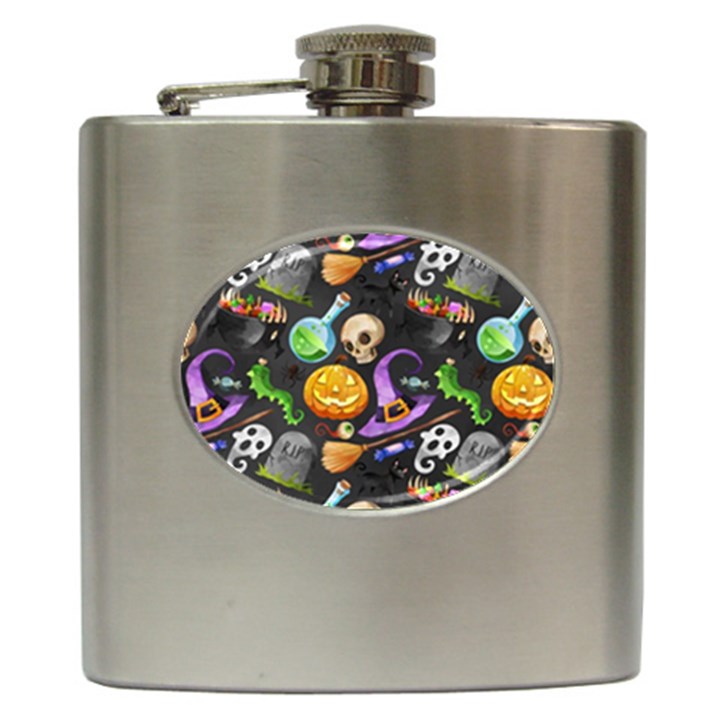 Halloween Hip Flask (6 oz)