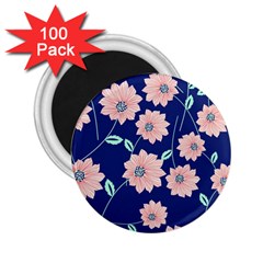 Floral 2 25  Magnets (100 Pack)  by Sobalvarro