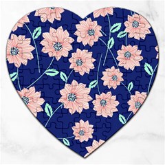 Floral Jigsaw Puzzle (heart) by Sobalvarro