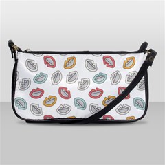 Happy Doodle Laugh Shoulder Clutch Bag by tmsartbazaar