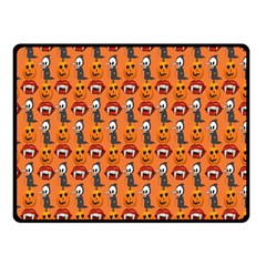 Halloween Double Sided Fleece Blanket (small)  by Sparkle