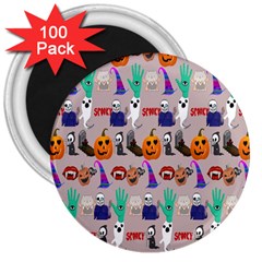 Halloween 3  Magnets (100 Pack) by Sparkle