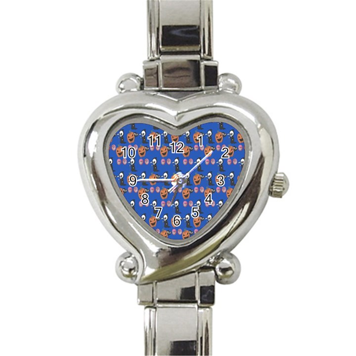 Halloween Heart Italian Charm Watch