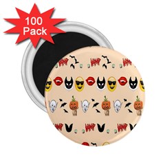 Halloween 2 25  Magnets (100 Pack)  by Sparkle