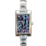 Eyesore  Rectangle Italian Charm Watch Front