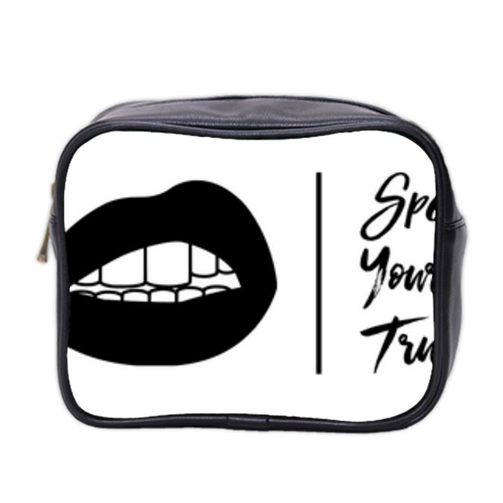 SPEAK YOUR TRUTH Mini Toiletries Bag (Two Sides)