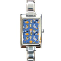 Halloween Rectangle Italian Charm Watch by Sobalvarro