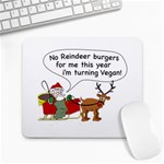 Vegan Santa Large Mousepads Front