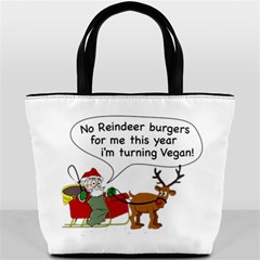 Vegan Santa Bucket Bag by CuteKingdom