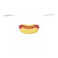 Hotdog Lightweight Drawstring Pouch (l) by CuteKingdom