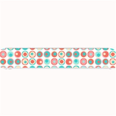 Aqua Coral Circles Small Bar Mats by CuteKingdom