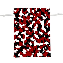 Camouflage Rouge/blanc  Lightweight Drawstring Pouch (xl) by kcreatif