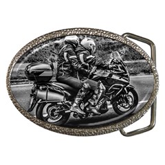 Motorcycle Riders At Highway Belt Buckles by dflcprintsclothing