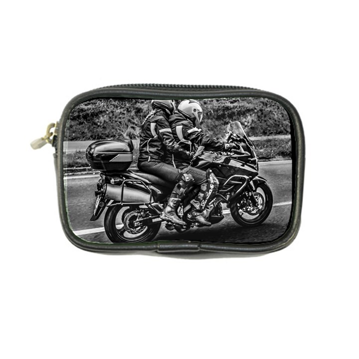 Motorcycle Riders At Highway Coin Purse