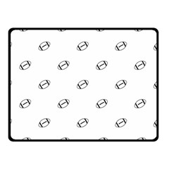 American Football Ball Motif Print Pattern Double Sided Fleece Blanket (small)  by dflcprintsclothing