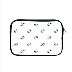 American Football Ball Motif Print Pattern Apple Macbook Pro 15  Zipper Case by dflcprintsclothing