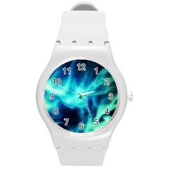 Glow Bomb  Round Plastic Sport Watch (m) by MRNStudios