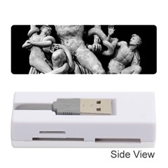 Laocoon Sculpture Over Black Memory Card Reader (stick) by dflcprintsclothing