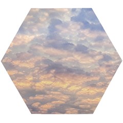 Cloudscape Photo Print Wooden Puzzle Hexagon by dflcprintsclothing