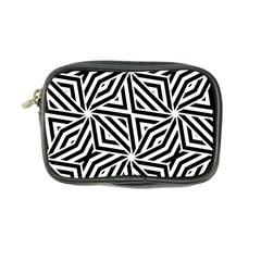 Black And White Abstract Lines, Geometric Pattern Coin Purse by Casemiro