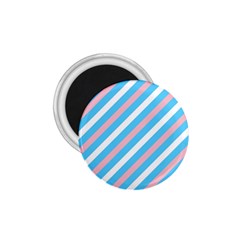 Transgender Pride Diagonal Stripes Pattern 1 75  Magnets by VernenInk