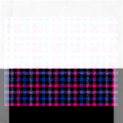 Bisexual Pride Checkered Plaid Rectangular Jigsaw Puzzl by VernenInk