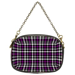 Asexual Pride Checkered Plaid Chain Purse (two Sides) by VernenInk