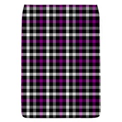 Asexual Pride Checkered Plaid Removable Flap Cover (l) by VernenInk