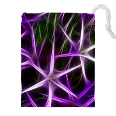 Neurons Brain Cells Imitation Drawstring Pouch (5xl) by HermanTelo