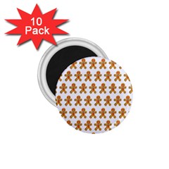 Gingerbread Men 1 75  Magnets (10 Pack)  by Mariart