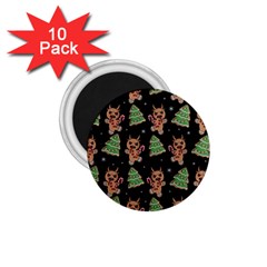 Gingerbread Krampus 1 75  Magnets (10 Pack)  by Valentinaart