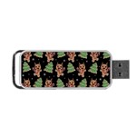 Gingerbread Krampus Portable USB Flash (Two Sides) Back