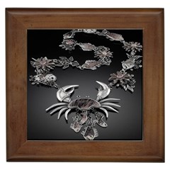 Fractal Jewerly Framed Tile by Sparkle