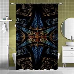 Fractal Flower Shower Curtain 48  X 72  (small)  by Sparkle