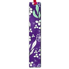 Floral Blue Pattern  Large Book Marks by MintanArt