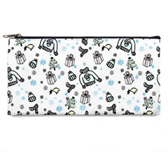 Winter Story Patern Pencil Case by MintanArt