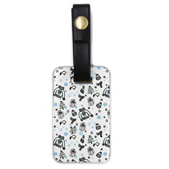 Winter Story Patern Luggage Tag (one Side) by MintanArt