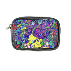 Vibrant Abstract Floral/rainbow Color Coin Purse by dressshop