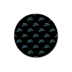 Just Beauty Words Motif Print Pattern Magnet 3  (round) by dflcprintsclothing