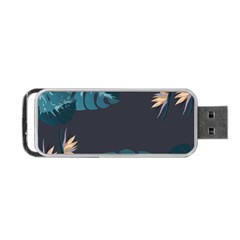 Flower Illustrations Leaves Portable Usb Flash (two Sides) by HermanTelo