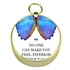 Inferior Quote Butterfly Gold Compasses by SheGetsCreative