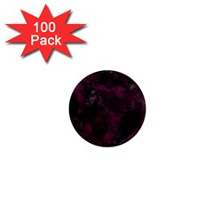 Purple Alcohol Ink 1  Mini Magnets (100 Pack)  by Dazzleway