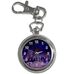 Winter Nights In The Forest Key Chain Watches by ArtsyWishy