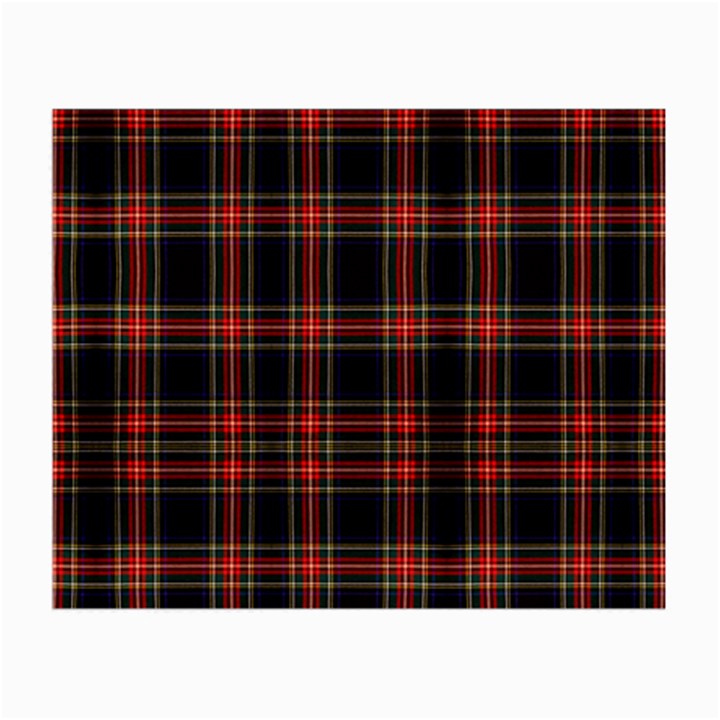 Stewart Black Tartan Small Glasses Cloth (2 Sides)