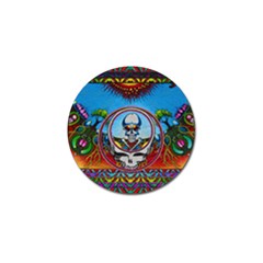 Grateful Dead Wallpapers Golf Ball Marker (4 Pack) by Sapixe