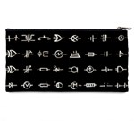 Electrical Symbols Callgraphy Short Run Inverted Pencil Case Back