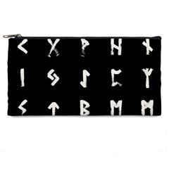 Elder Futhark Rune Set Collected Inverted Pencil Case by WetdryvacsLair