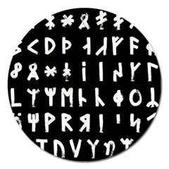 Complete Dalecarlian Rune Set Inverted Magnet 5  (round) by WetdryvacsLair